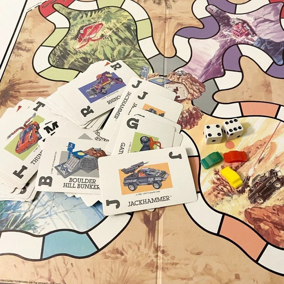 Vintage 1985 Mask Parker Brothers Raid  and Rescue Board Game Missing 1 Vehicle - Picture 4 of 16